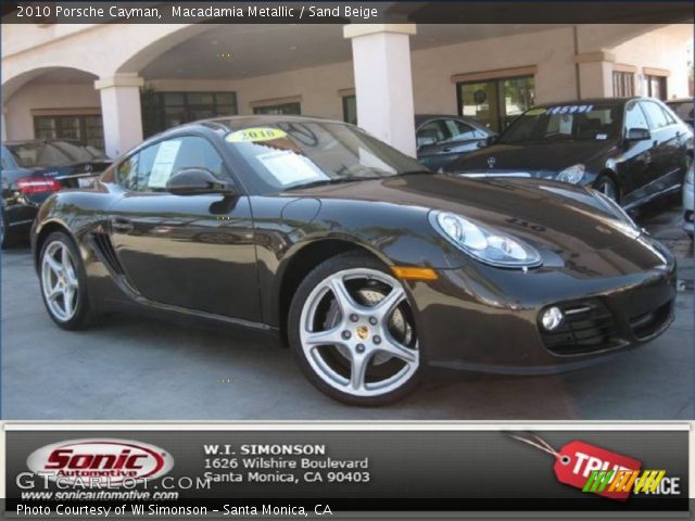 2010 Porsche Cayman  in Macadamia Metallic