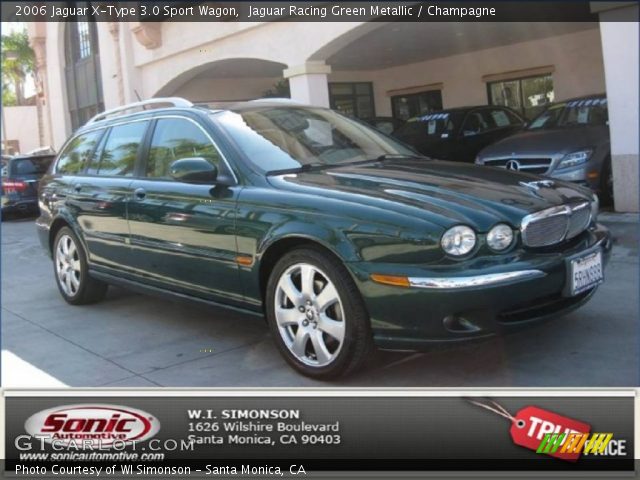 2006 Jaguar X-Type 3.0 Sport Wagon in Jaguar Racing Green Metallic