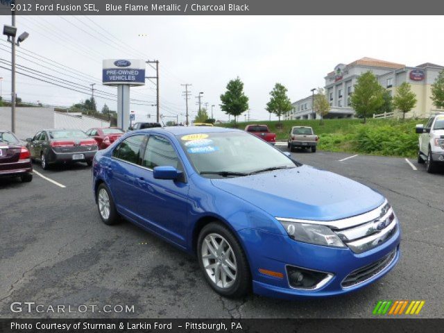 2012 Ford Fusion SEL in Blue Flame Metallic
