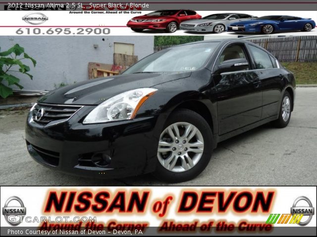 2012 Nissan Altima 2.5 SL in Super Black