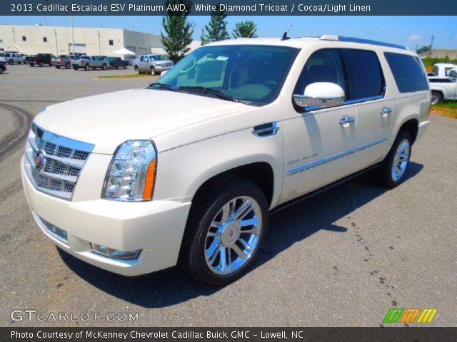 2013 Cadillac Escalade ESV Platinum AWD in White Diamond Tricoat