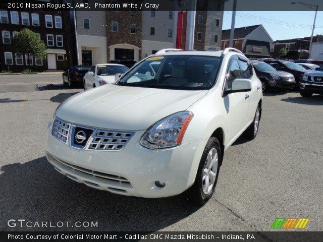 2010 Nissan Rogue SL AWD in Phantom White