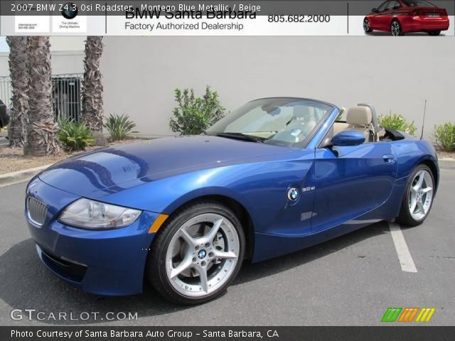 2007 BMW Z4 3.0si Roadster in Montego Blue Metallic