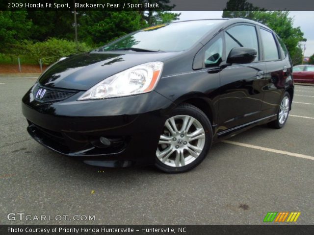 2009 Honda Fit Sport in Blackberry Pearl