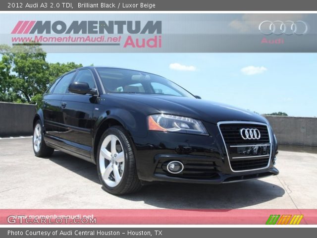 2012 Audi A3 2.0 TDI in Brilliant Black