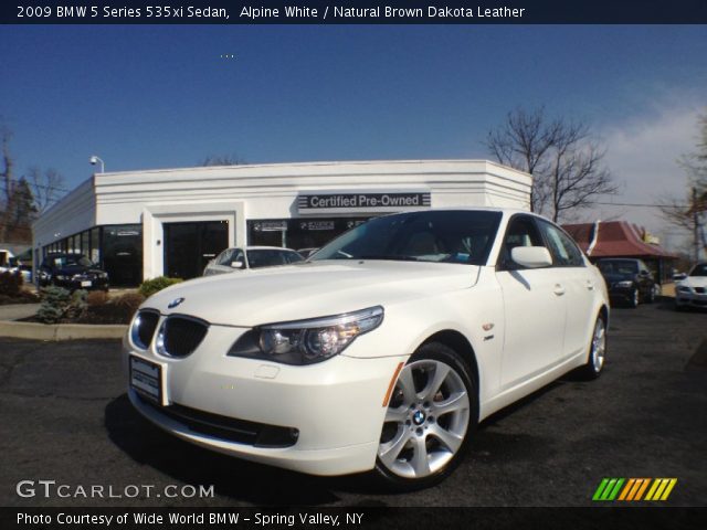 2009 BMW 5 Series 535xi Sedan in Alpine White