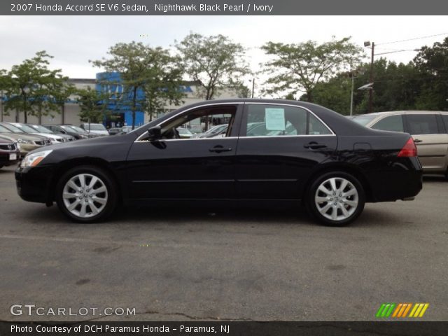 2007 Honda Accord SE V6 Sedan in Nighthawk Black Pearl