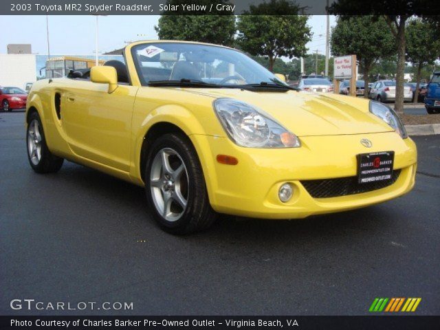 yellow toyota mr2 roadster #3