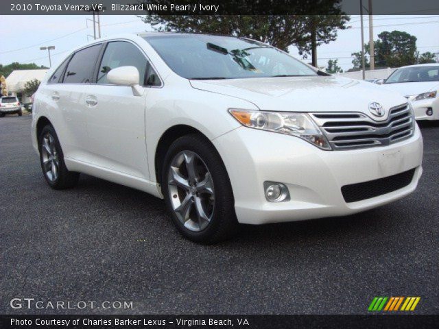 2010 Toyota Venza V6 in Blizzard White Pearl