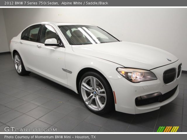 2012 BMW 7 Series 750i Sedan in Alpine White