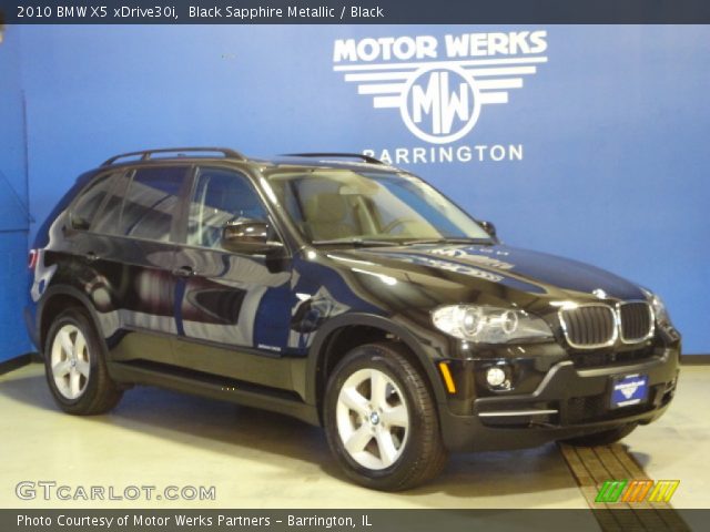 2010 BMW X5 xDrive30i in Black Sapphire Metallic
