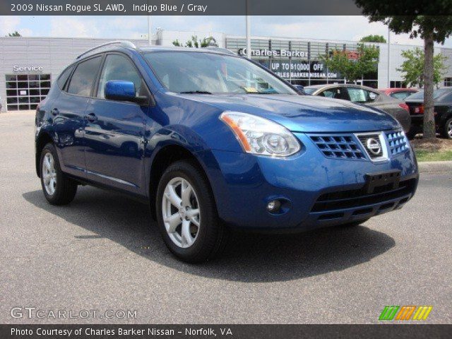 2009 Nissan Rogue SL AWD in Indigo Blue