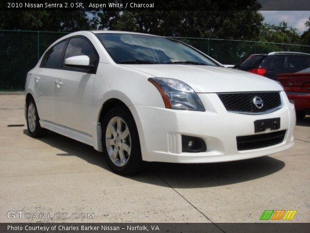2010 Nissan Sentra 2.0 SR in Aspen White