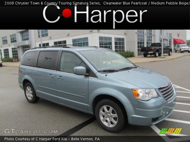 2008 Chrysler Town & Country Touring Signature Series in Clearwater Blue Pearlcoat