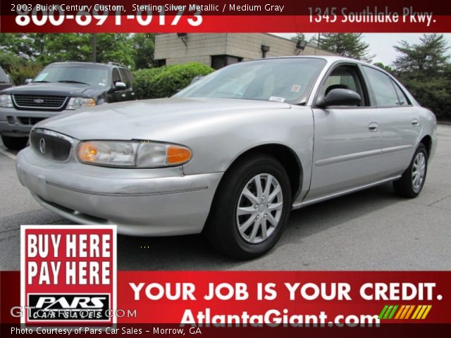 2003 Buick Century Custom in Sterling Silver Metallic