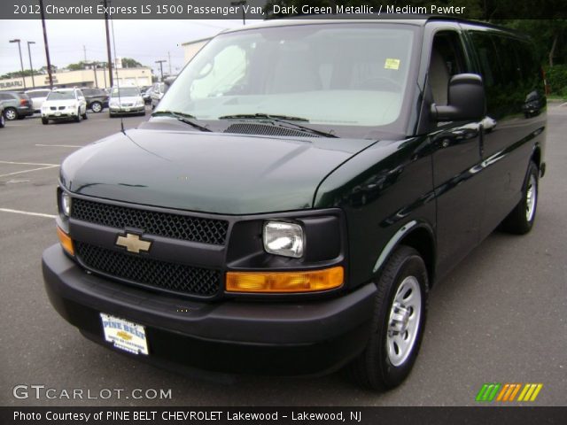 2012 Chevrolet Express LS 1500 Passenger Van in Dark Green Metallic