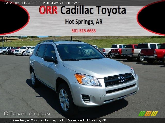 2012 Toyota RAV4 I4 in Classic Silver Metallic