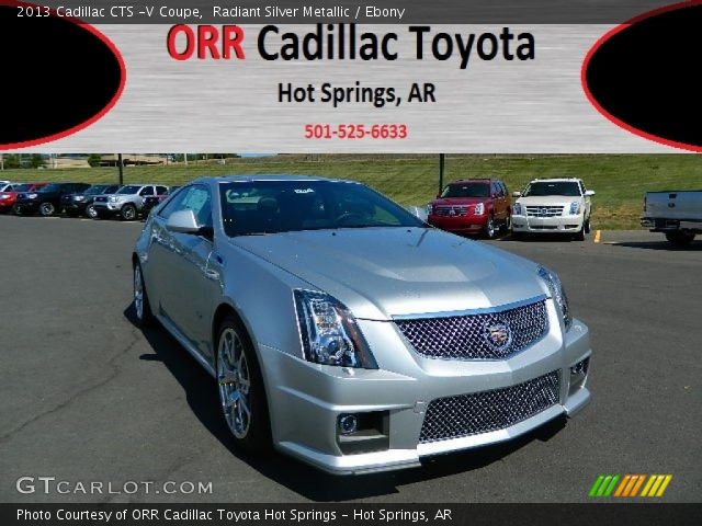 2013 Cadillac CTS -V Coupe in Radiant Silver Metallic