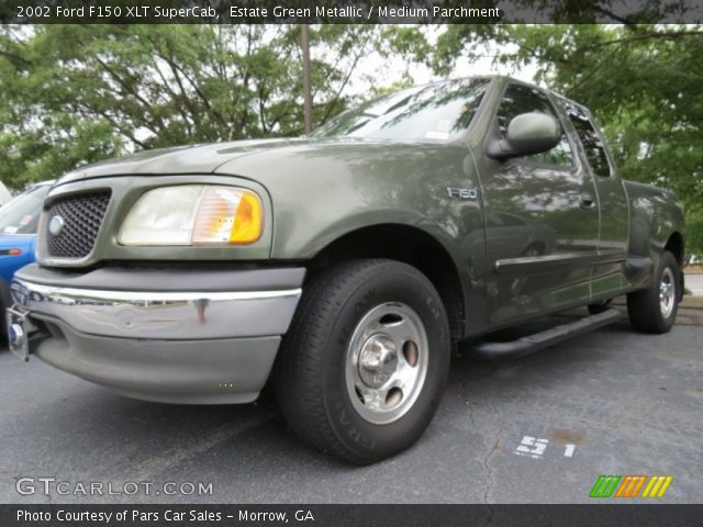 2002 Ford F150 XLT SuperCab in Estate Green Metallic