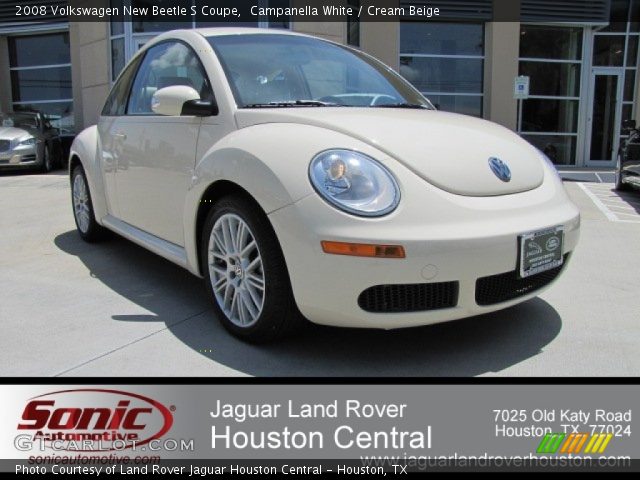 2008 Volkswagen New Beetle S Coupe in Campanella White