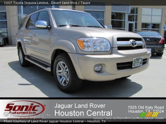 2007 Toyota Sequoia Limited in Desert Sand Mica