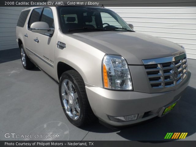 2008 Cadillac Escalade ESV AWD in Gold Mist