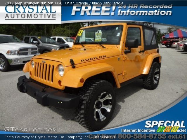 2012 Jeep Wrangler Rubicon 4X4 in Crush Orange