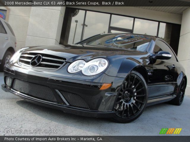 2008 Mercedes-Benz CLK 63 AMG Black Series Coupe in Black
