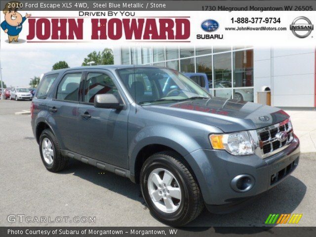 2010 Ford Escape XLS 4WD in Steel Blue Metallic