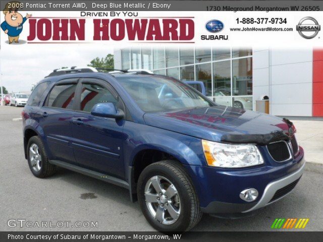 2008 Pontiac Torrent AWD in Deep Blue Metallic