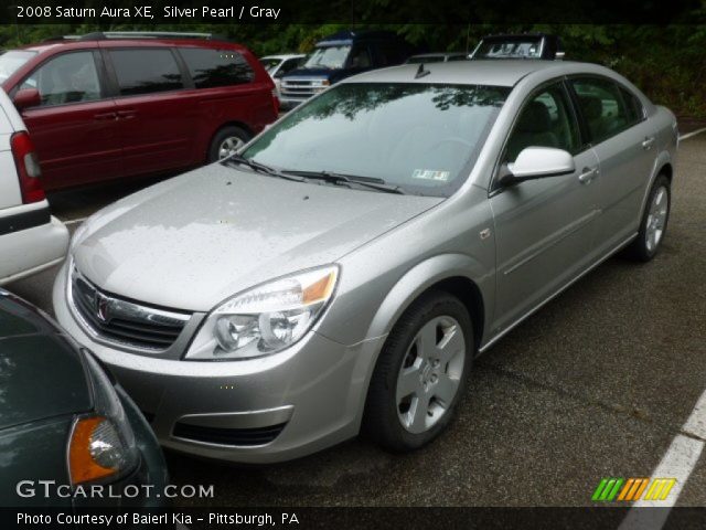 2008 Saturn Aura XE in Silver Pearl