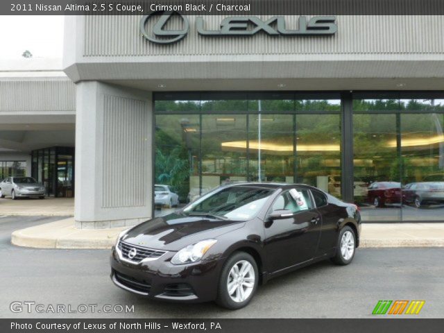 2011 Nissan Altima 2.5 S Coupe in Crimson Black