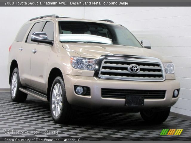 2008 Toyota Sequoia Platinum 4WD in Desert Sand Metallic