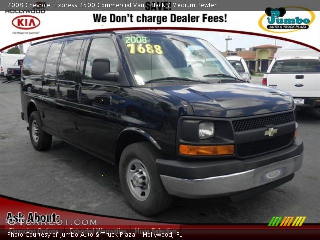 2008 Chevrolet Express 2500 Commercial Van in Black