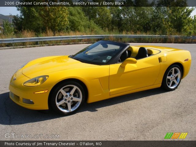 2006 Chevrolet Corvette Convertible in Velocity Yellow