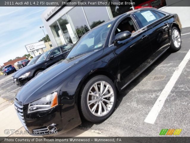 2011 Audi A8 L 4.2 FSI quattro in Phantom Black Pearl Effect