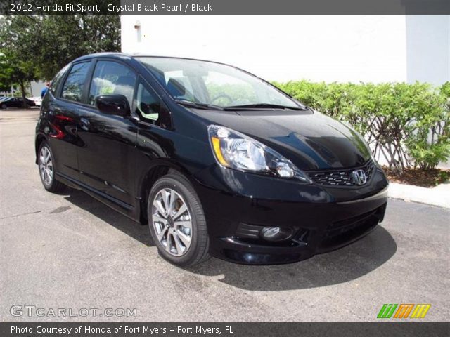 Black honda fit sport