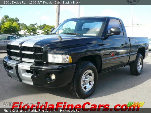 2001 Dodge Ram 1500 SLT Regular Cab in Black