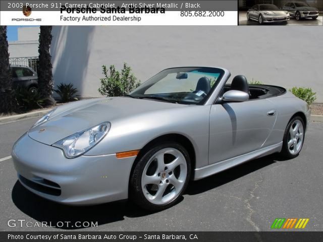 2003 Porsche 911 Carrera Cabriolet in Arctic Silver Metallic