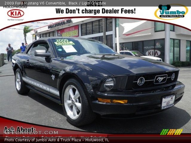2009 Ford Mustang V6 Convertible in Black