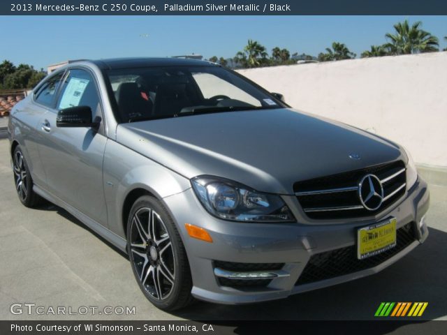 2013 Mercedes-Benz C 250 Coupe in Palladium Silver Metallic