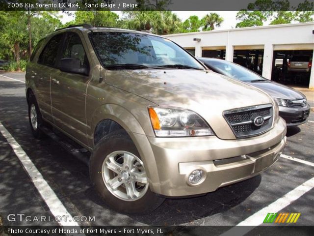 2006 Kia Sorento LX 4x4 in Sand Beige
