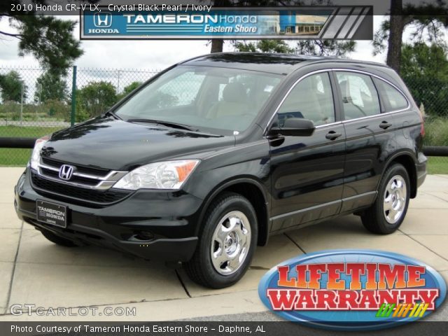 2010 Honda CR-V LX in Crystal Black Pearl