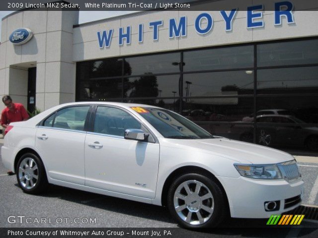 2009 Lincoln MKZ Sedan in White Platinum Tri-Coat