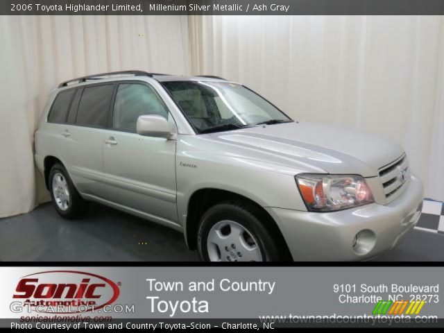 2006 Toyota Highlander Limited in Millenium Silver Metallic