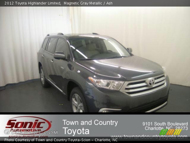 2012 Toyota Highlander Limited in Magnetic Gray Metallic