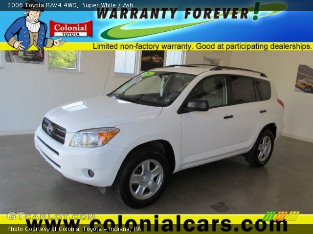 2006 Toyota RAV4 4WD in Super White