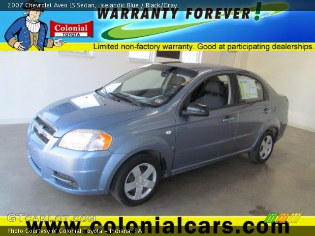 2007 Chevrolet Aveo LS Sedan in Icelandic Blue