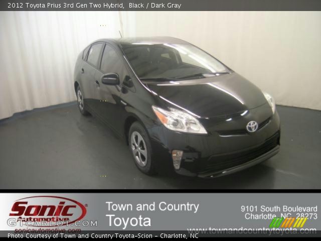 2012 Toyota Prius 3rd Gen Two Hybrid in Black