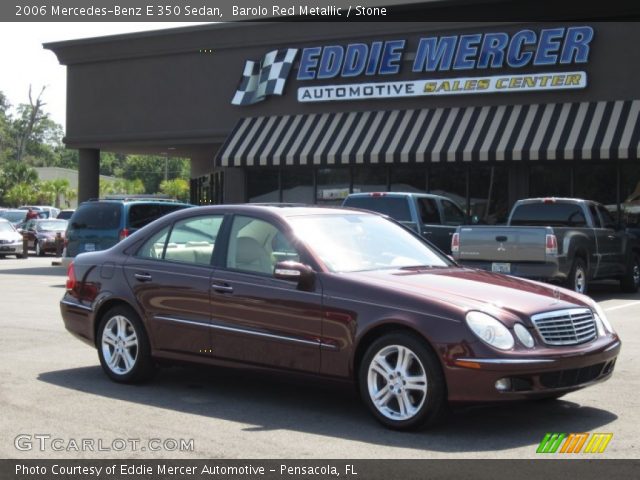 2006 Mercedes-Benz E 350 Sedan in Barolo Red Metallic